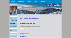 Desktop Screenshot of fzolee.hu